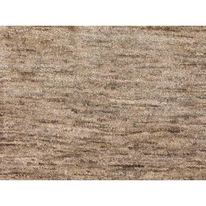 Modern and Contemporary Sari Silk Hand Knotted Rug Brown No Border 2.0X3.0 -O078293