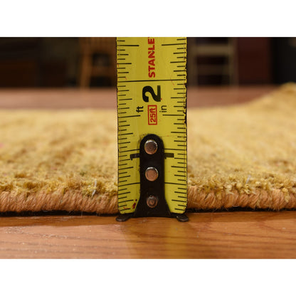 Modern and Contemporary Sari Silk Hand Knotted Rug Brown No Border 2.0X3.1 -O078298