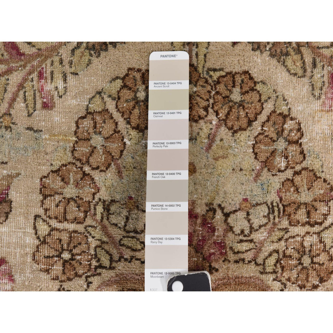 Ivory 11'7" x 19'3" Antique Hand knotted Wool Rug - Sku: O078329
