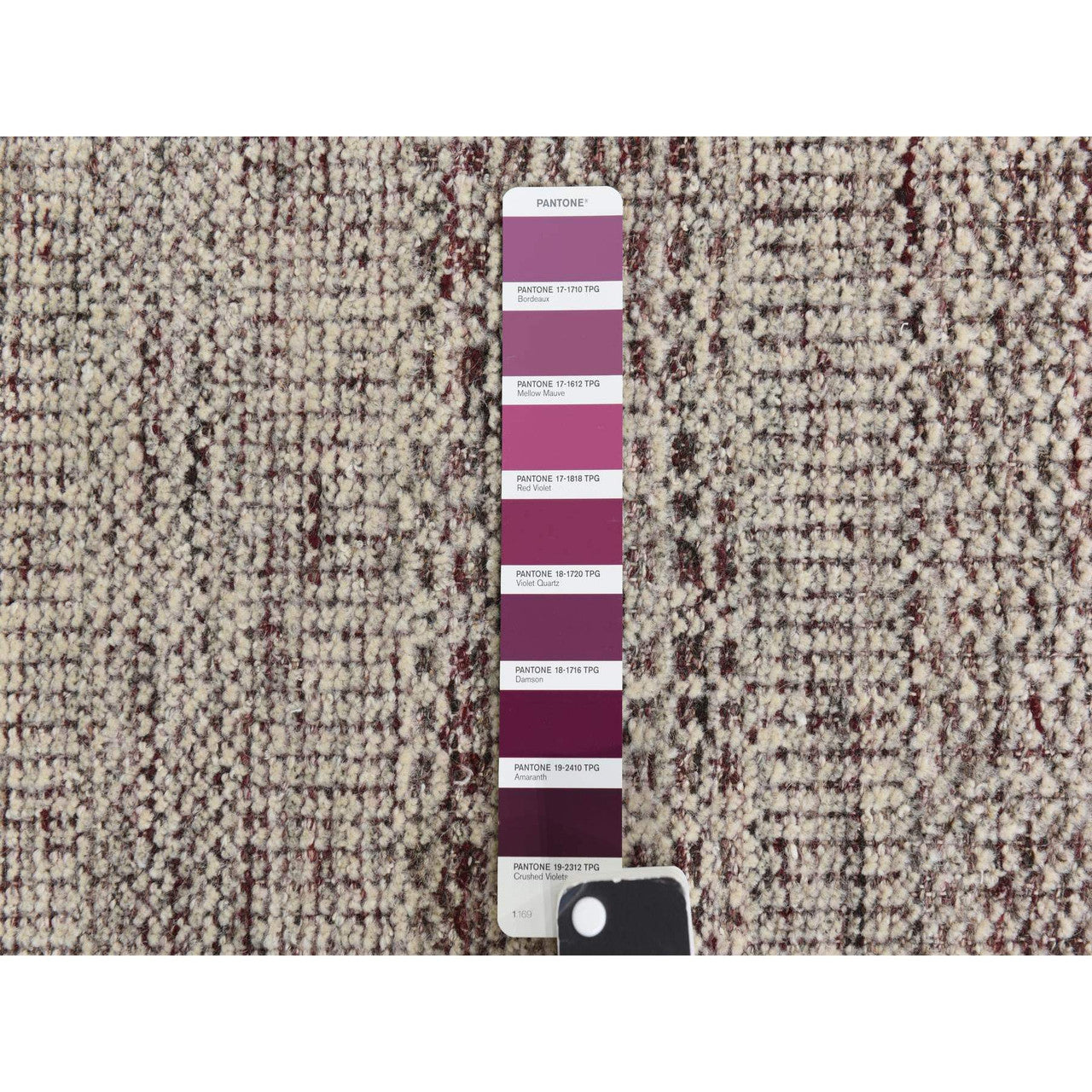 Modern and Contemporary Wool Hand Knotted Rug Red 10.0X14.0  -O078331