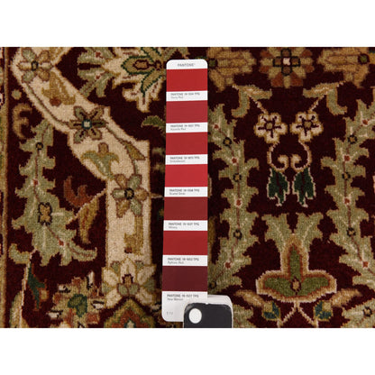 Fine Oriental Wool Hand Knotted Rug Red 3.1x5.0 -O078365