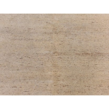 Modern and Contemporary Wool Hand Knotted Rug Ivory 10.0x13.2 -O078376