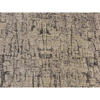Modern and Contemporary Wool Hand Knotted Rug Grey 6.0x9.0 -O078390