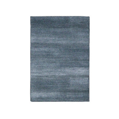Modern and Contemporary Wool & Silk Hand Knotted Rug Grey 3.3x5.0 -O079253