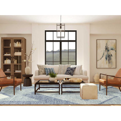 Modern and Contemporary Wool Hand Knotted Rug Grey No Border 9.1X12.1 -O079301