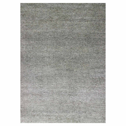 Modern and Contemporary Wool Hand Knotted Rug Grey No Border 12.0X15.1 -O079451