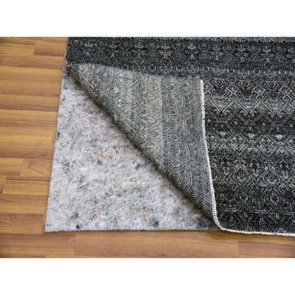 Modern and Contemporary Wool Hand Knotted Rug Grey No Border 10.0X13.10 -O079459