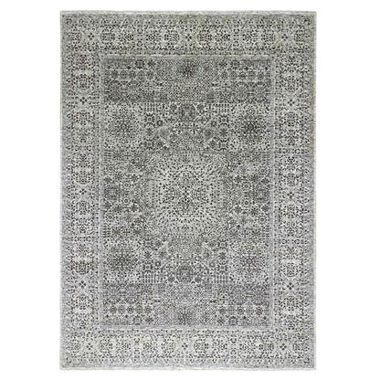 Mamluk Wool Hand Knotted Rug Ivory Ivory 10.0X14.0 -O079468