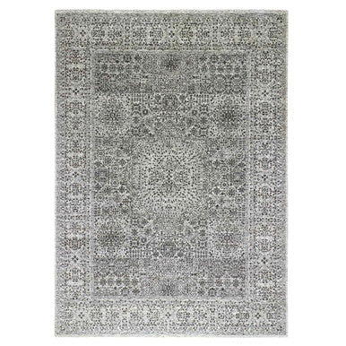 Mamluk Wool Hand Knotted Rug Ivory Ivory 10.0X14.0 -O079468