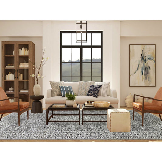 Mamluk Wool Hand Knotted Rug Ivory Ivory 10.0X14.0 -O079468