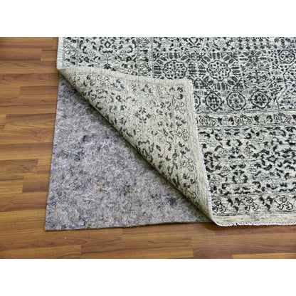 Mamluk Wool Hand Knotted Rug Ivory Ivory 9.1X12.0 -O079469