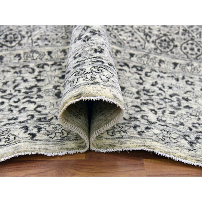 Mamluk Wool Hand Knotted Rug Ivory Ivory 9.1X12.0 -O079469