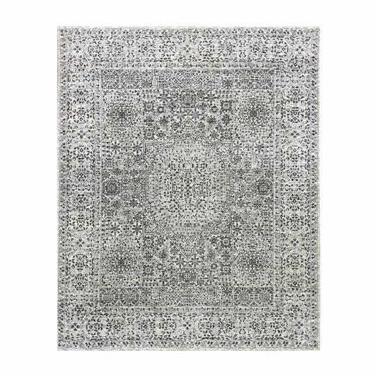 Mamluk Wool Hand Knotted Rug Ivory Ivory 8.0X9.10 -O079471