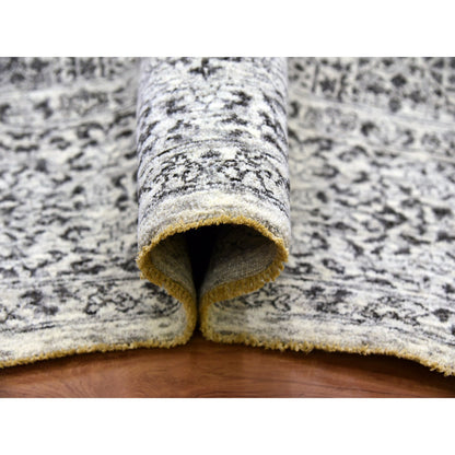 Mamluk Wool Hand Knotted Rug Ivory Ivory 8.0X9.10 -O079471