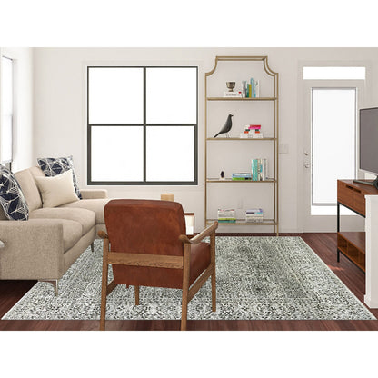 Mamluk Wool Hand Knotted Rug Ivory Ivory 8.1X10.0 -O079472