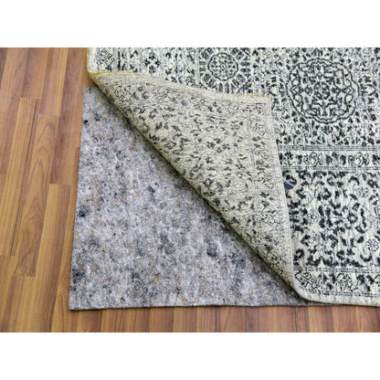 Mamluk Wool Hand Knotted Rug Ivory Ivory 8.1X10.0 -O079472