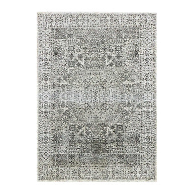 Mamluk Wool Hand Knotted Rug Ivory No Border 6.1X9.3 -O079473