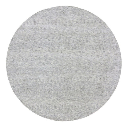 Modern and Contemporary Wool Hand Knotted Rug Grey No Border 8.9X8.9 -O079516