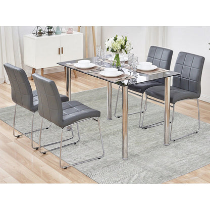 Modern and Contemporary Wool Hand Knotted Rug Grey No Border 8.0X10.0 -O079558