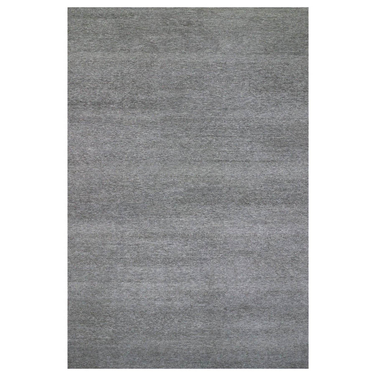 Gray 14'1" x 18'2" Modern and Contemporary Hand knotted Wool Rug - Sku: O079588