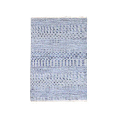 Modern and Contemporary Wool Hand Knotted Rug Grey No Border 2.1X3.3 -O079637