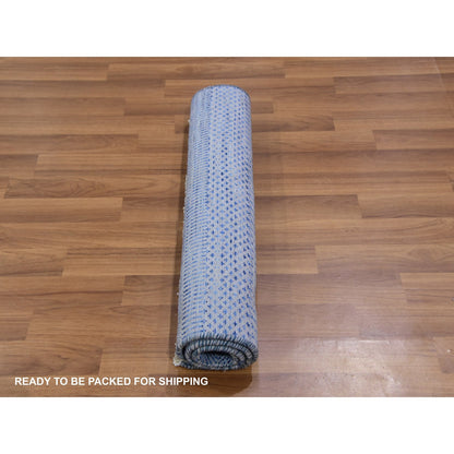 Modern and Contemporary Wool Hand Knotted Rug Grey No Border 2.1X3.3 -O079637
