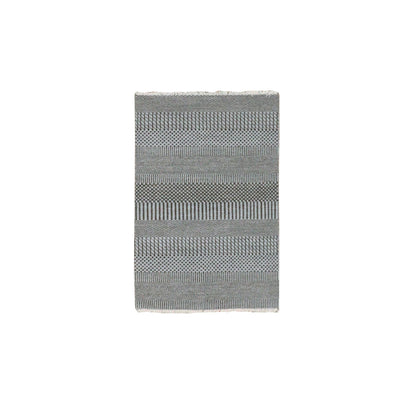 Modern and Contemporary Wool Hand Knotted Rug Grey No Border 2.2X3.3 -O079638