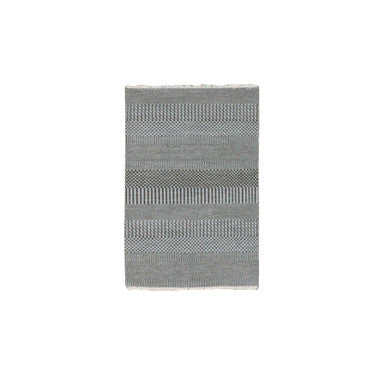 Modern and Contemporary Wool Hand Knotted Rug Grey No Border 2.2X3.3 -O079638