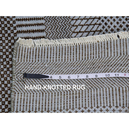 Modern and Contemporary Wool Hand Knotted Rug Grey No Border 2.2X3.3 -O079638