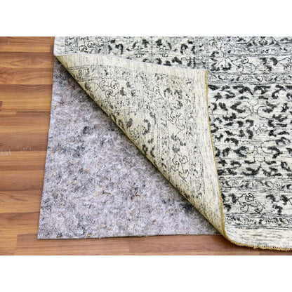 Mamluk Wool Hand Knotted Rug Ivory Ivory 12.0X17.10 -O079680