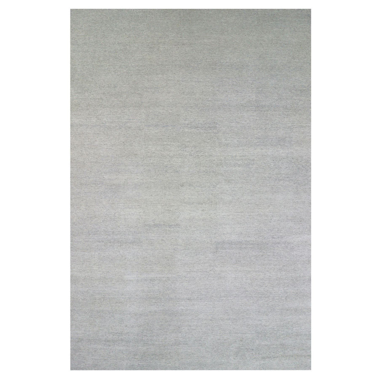 Gray 14'0" x 18'3" Modern and Contemporary Hand knotted Wool Rug - Sku: O079711