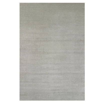Modern and Contemporary Wool Hand Knotted Rug Grey No Border 11.10X18.0 -O079712
