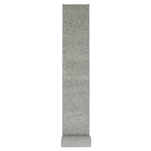 Modern and Contemporary Wool Hand Knotted Rug Grey No Border 2.5X29.7 -O079751