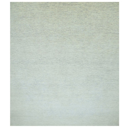 Modern and Contemporary Wool Hand Knotted Rug Grey No Border 14.1X15.11 -O079762