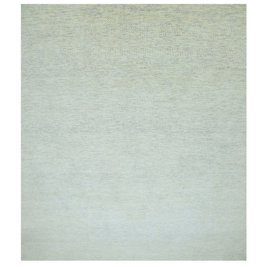 Modern and Contemporary Wool Hand Knotted Rug Grey No Border 14.1X15.11 -O079762