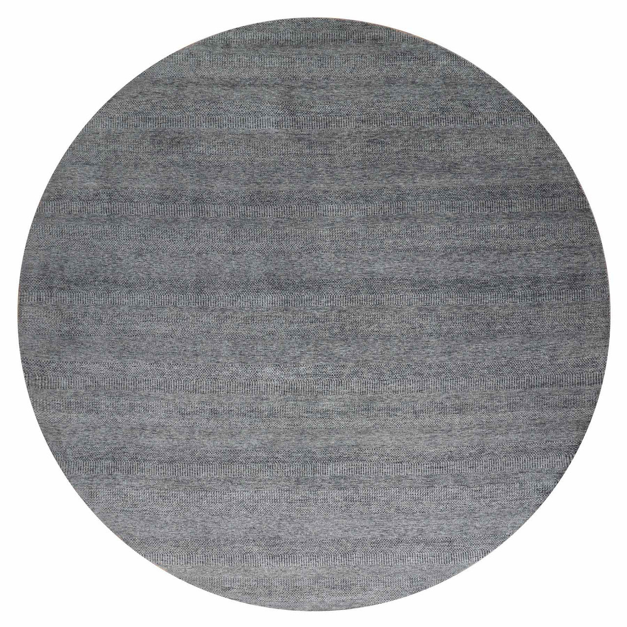 Gray 13'8" x 13'8" Modern and Contemporary Hand knotted Wool Rug - Sku: O079767