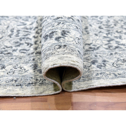 Mamluk Wool Hand Knotted Rug Ivory Ivory 13.10X13.10 -O079775