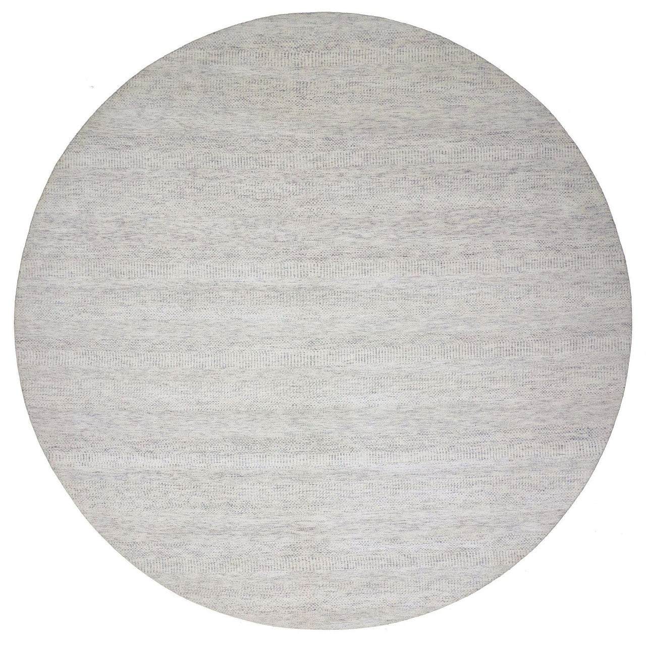 Gray 11'10" x 11'10" Modern and Contemporary Hand knotted Wool Rug - Sku: O079776