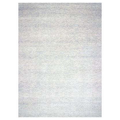 Modern and Contemporary Wool Hand Knotted Rug Grey No Border 10.1X14.0 -O079780