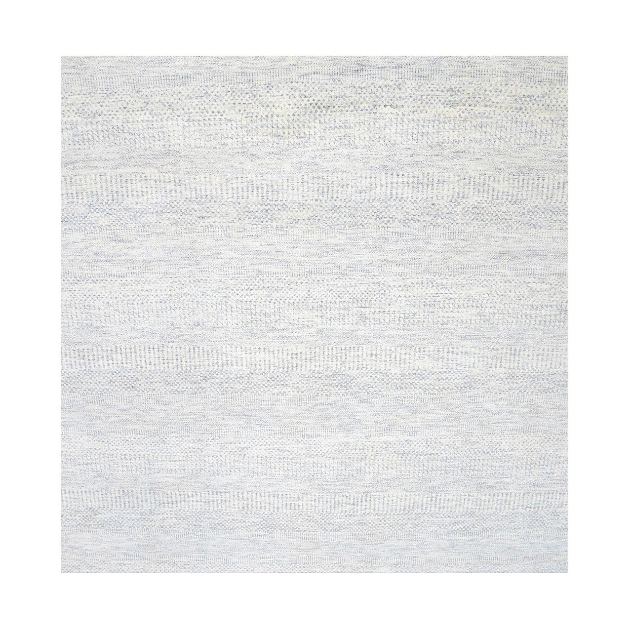 Gray 6'0" x 6'0" Modern and Contemporary Hand knotted Wool Rug - Sku: O079797