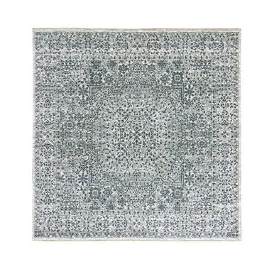 Mamluk Wool Hand Knotted Rug Ivory Ivory 6.0X6.0 -O079798