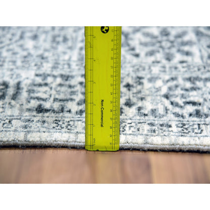 Mamluk Wool Hand Knotted Rug Ivory Ivory 4.1X6.2 -O079806