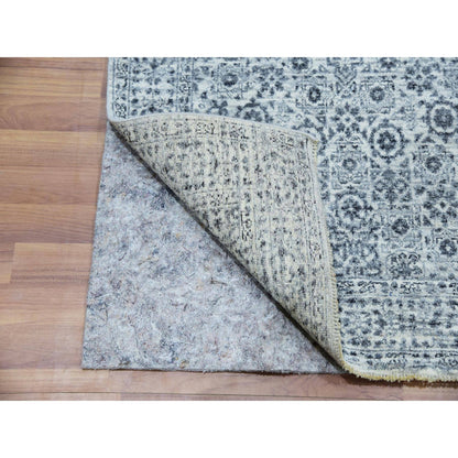 Mamluk Wool Hand Knotted Rug Ivory Ivory 2.11X5.3 -O079810