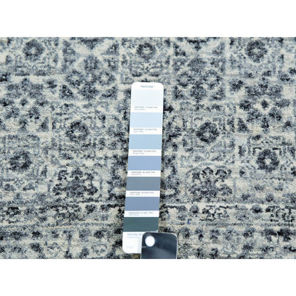 Mamluk Wool Hand Knotted Rug Ivory Ivory 2.11X5.3 -O079810