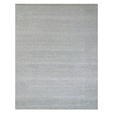 Modern and Contemporary Wool Hand Knotted Rug Grey No Border 11.10X15.0 -O079864