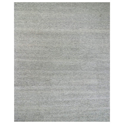 Modern and Contemporary Wool Hand Knotted Rug Grey No Border 12.0X15.0 -O079865