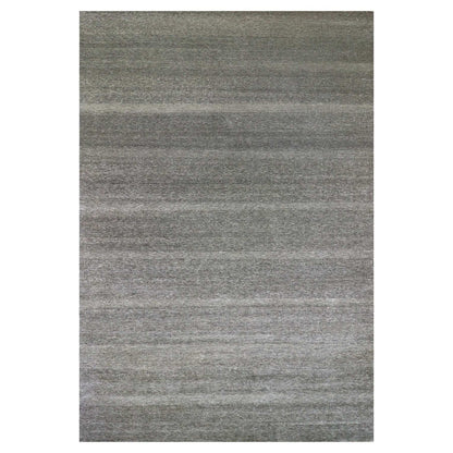 Modern and Contemporary Wool Hand Knotted Rug Grey No Border 12.0X17.10 -O079869