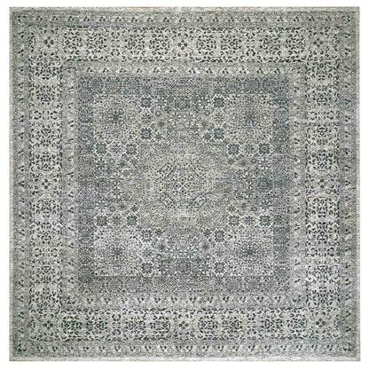 Mamluk Wool Hand Knotted Rug Ivory Ivory 11.11X12.0 -O079984
