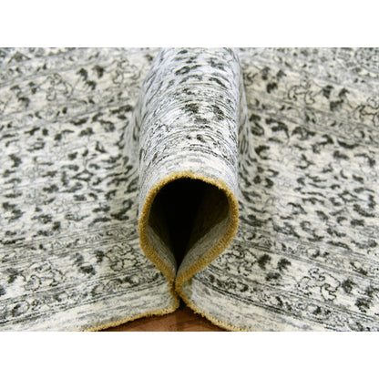 Mamluk Wool Hand Knotted Rug Ivory Ivory 11.11X12.0 -O079984