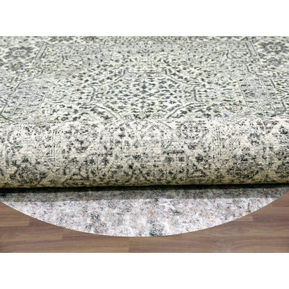 Mamluk Wool Hand Knotted Rug Ivory Ivory 11.10X11.10 -O079985